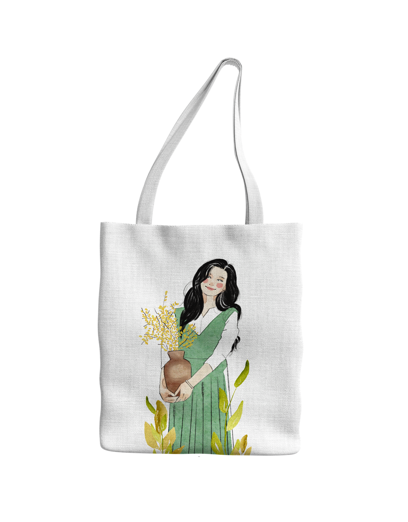 حقيبة بنت الورد الأصفر