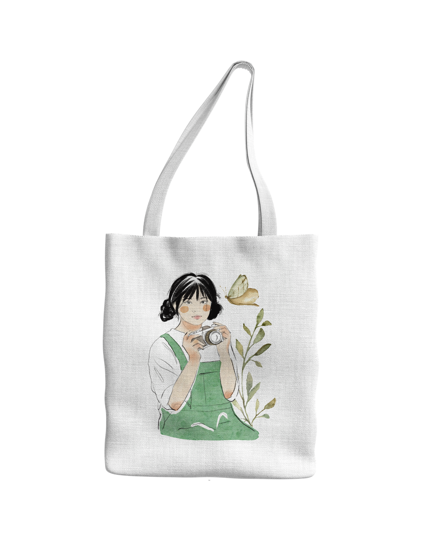 حقيبة البنت مع الفراشة