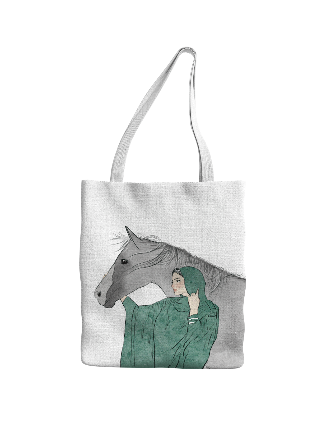 حقيبة البنت مع الخيل